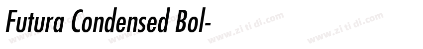Futura Condensed Bol字体转换 Futura Condensed Bol字体转换